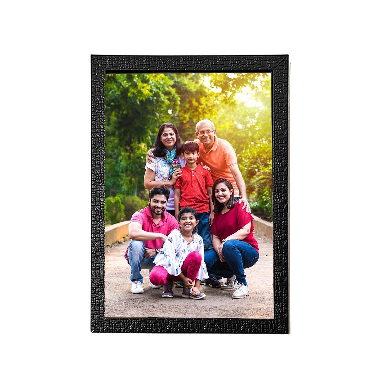 custom photo frame with premium photo print with photo for birthday gift